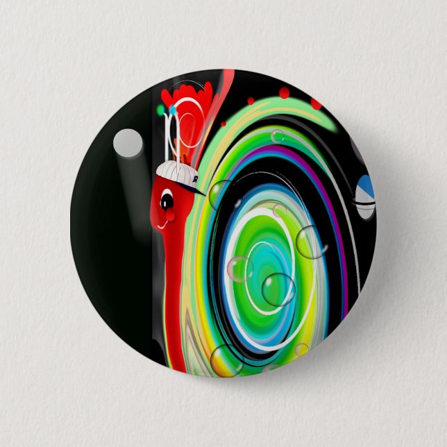TedTheSnail Button (Front)