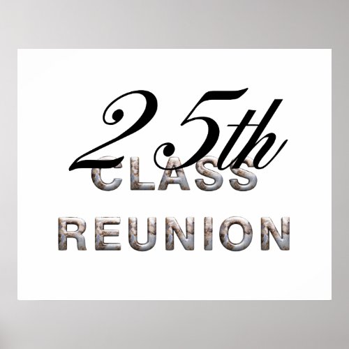 TEE 25th Class Reunion Poster
