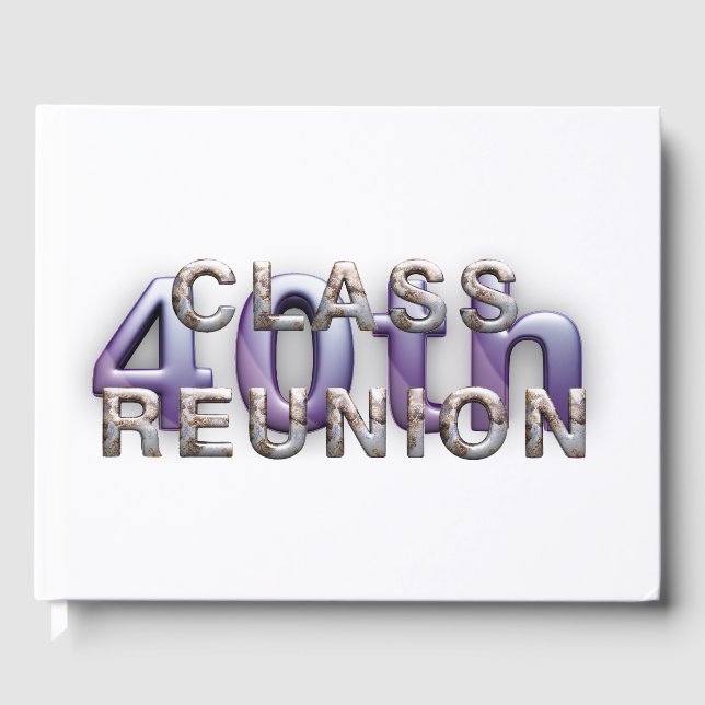 TEE 40th Class Reunion Guest Book (Front)
