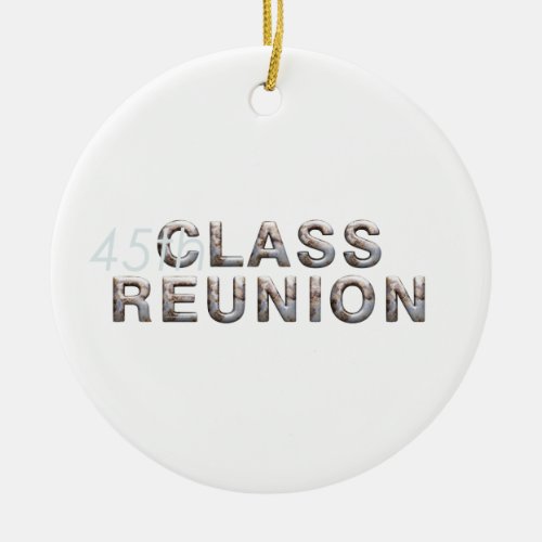 TEE 45th Class Reunion Ceramic Ornament