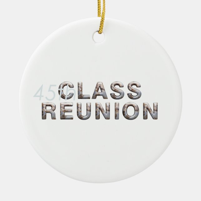 TEE 45th Class Reunion Ceramic Ornament (Front)