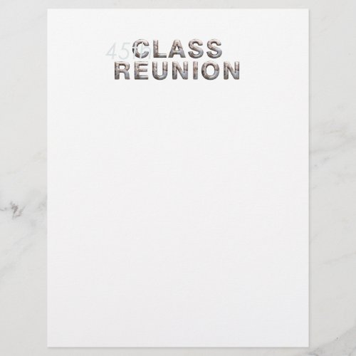 TEE 45th Class Reunion Flyer