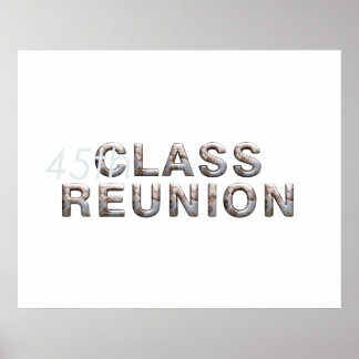 TEE 45th Class Reunion Poster