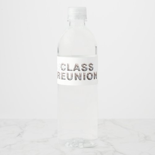 TEE 45th Class Reunion Water Bottle Label