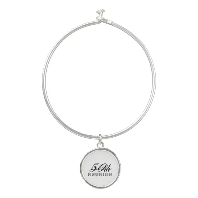 TEE 50th Class Reunion Bangle Bracelet | Zazzle