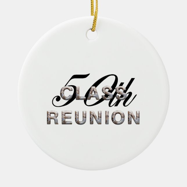 TEE 50th Class Reunion Ceramic Ornament (Front)