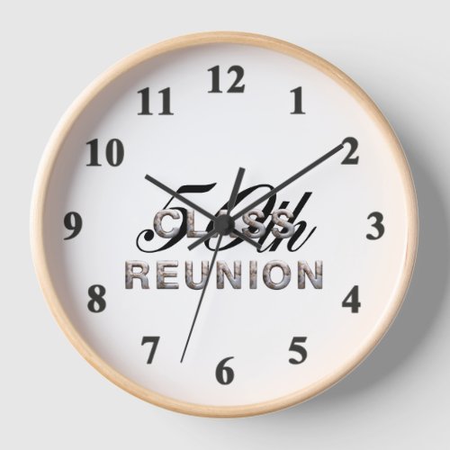 TEE 50th Class Reunion Clock