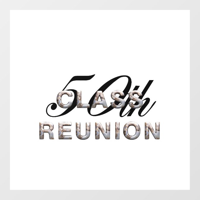 TEE 50th Class Reunion Floor Decals (Front)