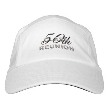Tee 50th Class Reunion Headsweats Hat by teepossible at Zazzle