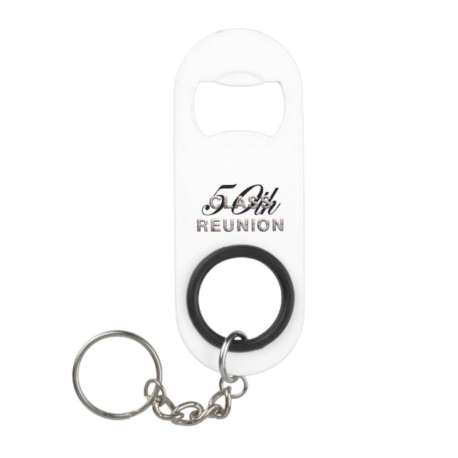 TEE 50th Class Reunion Keychain Bottle Opener (Front)