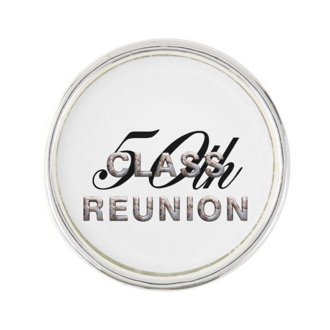 TEE 50th Class Reunion Lapel Pin (Front)