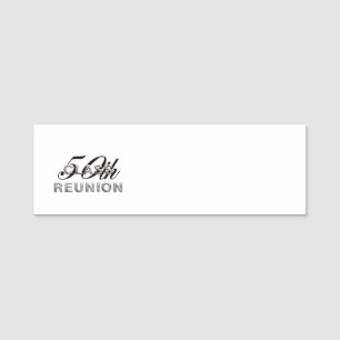 TEE 50th Class Reunion Name Tag