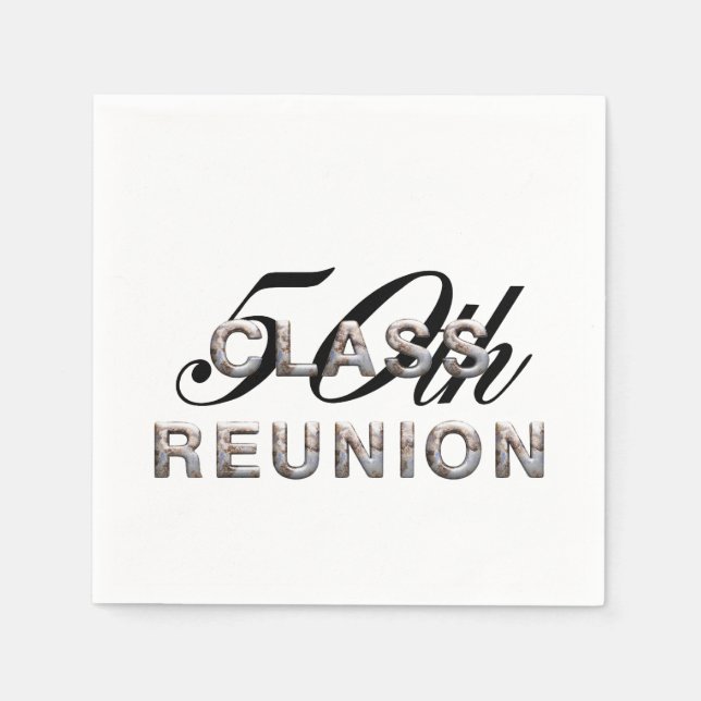 TEE 50th Class Reunion Napkins (Front)