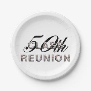 TEE 50th Class Reunion Paper Plates