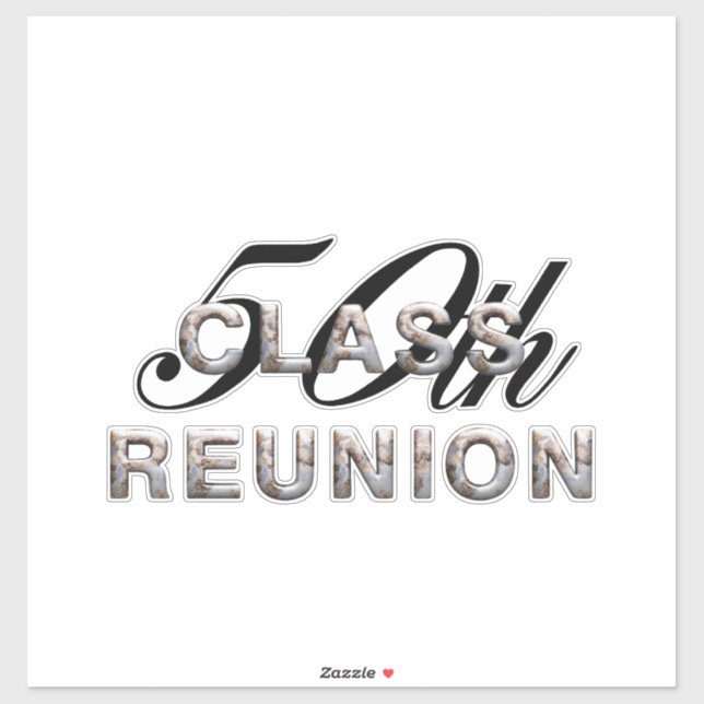 TEE 50th Class Reunion Sticker (Sheet)