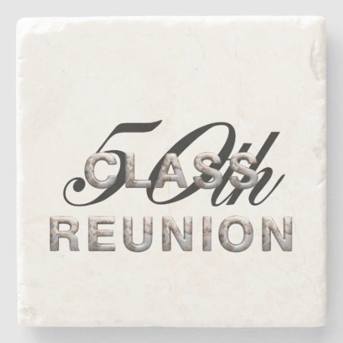 TEE 50th Class Reunion Stone Coaster