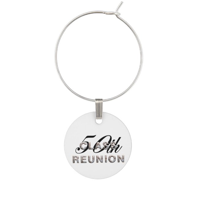 TEE 50th Class Reunion Wine Charm (Front)