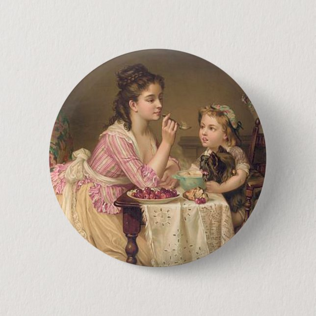 TEE Americana Breakfast Pinback Button (Front)