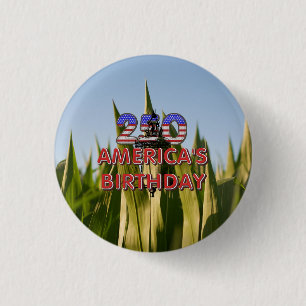 TEE America's 250th Birthday Magnets Button