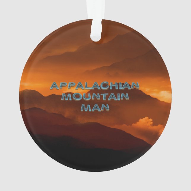 TEE Appalachian Mountain Man Ornament (Back)