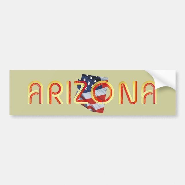 TEE Arizona Patriot Bumper Sticker (Front)
