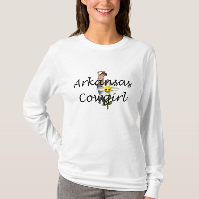 TEE Arkansas Cowgirl (Front)