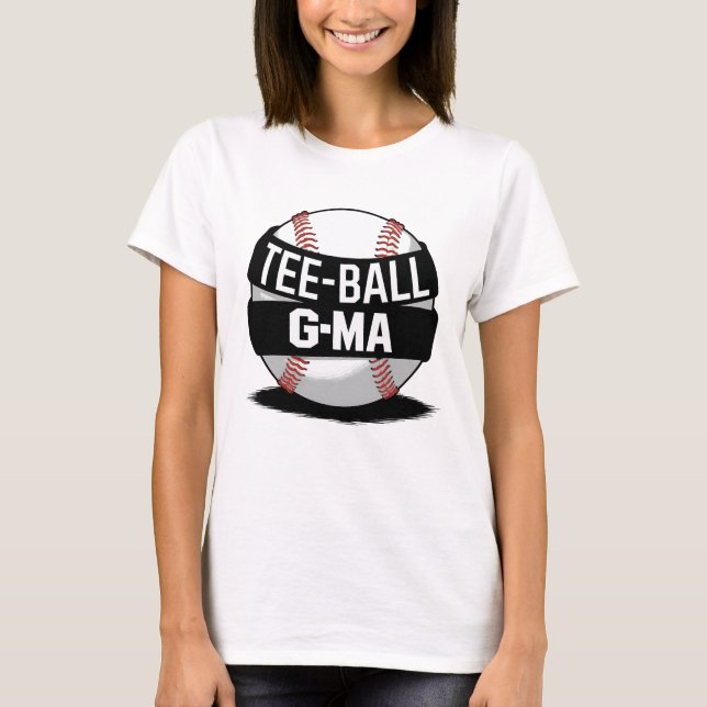 Tee-Ball G-Ma Funny Teeball Grandma T-Shirt (Front)