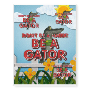 TEE Be Alligator Temporary Tattoos