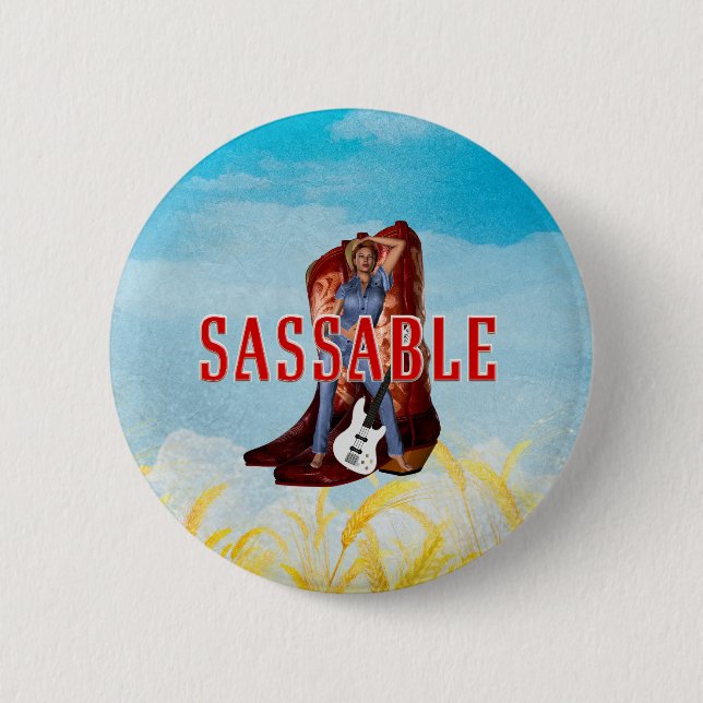 TEE Be Sassable Buttons (Front)