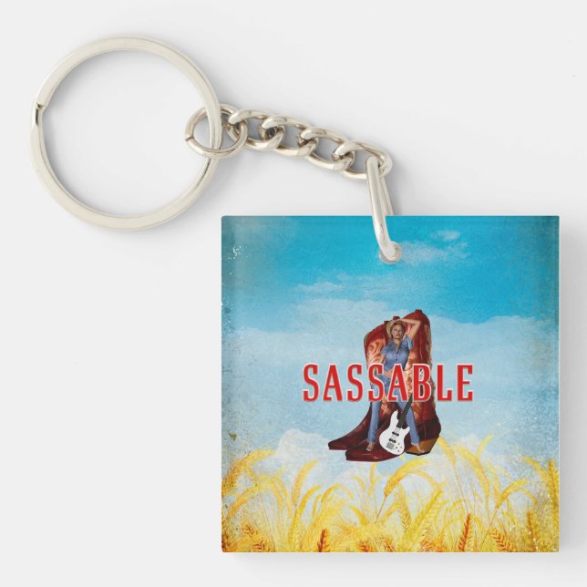 TEE Be Sassable Keychain (Front)