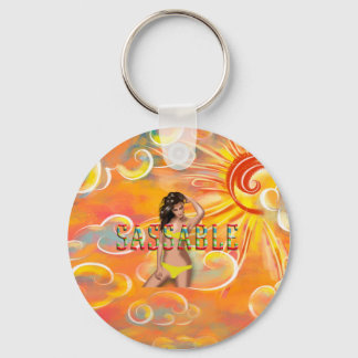TEE Be Sassable Keychain