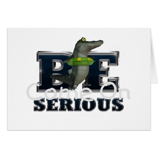 TEE Be Serious Cards (Front Horizontal)