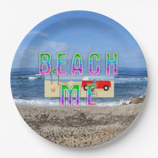 TEE Beach Me Napkins Paper Plates