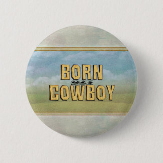 TEE Born Cowboy Button