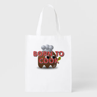 TEE Born to Cook Grocery Bag