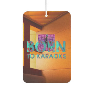 TEE Born to Karaoke Air Freshener