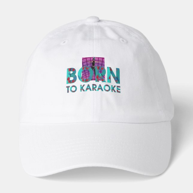 TEE Born to Karaoke Hat (Front)