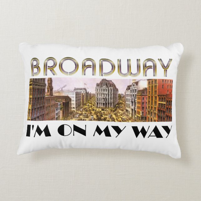 TEE Broadway Star Accent Pillow (Back)