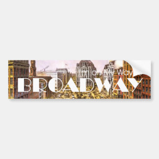 TEE Broadway Star Bumper Sticker