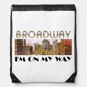 TEE Broadway Star Drawstring Bag