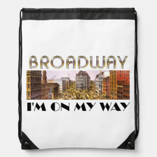 TEE Broadway Star Drawstring Bag
