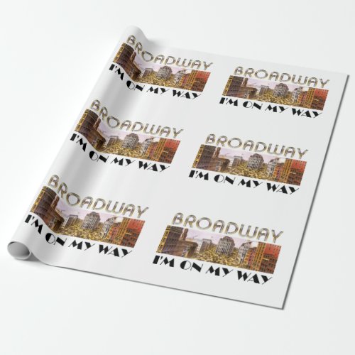TEE Broadway Star Wrapping Paper