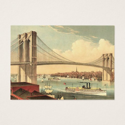 TEE Brooklyn Bridge Business Card