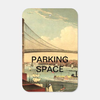 TEE Brooklyn Bridge Metal Sign