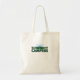TEE Campers Sleep Slogan Tote Bag