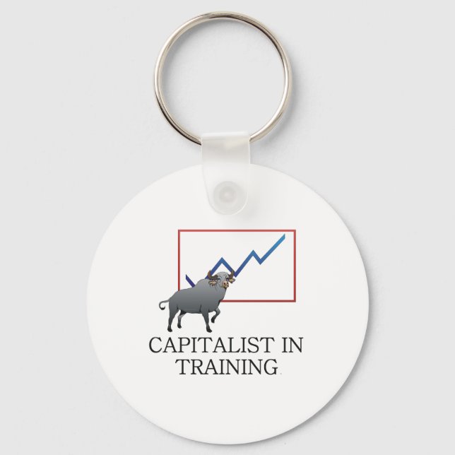 TEE Capitalist in Training Keychain (Front)