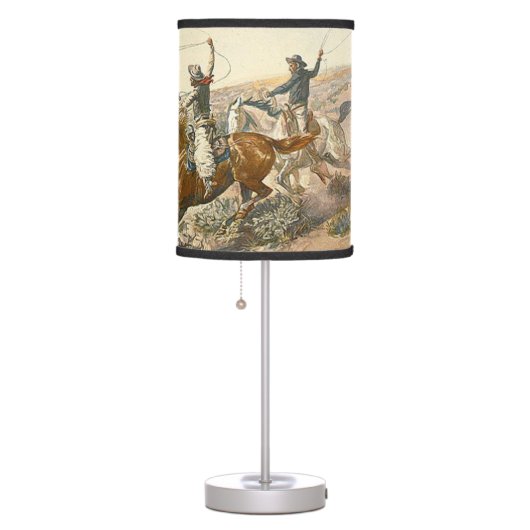 TEE Cattle Drive Table Lamp (Right)