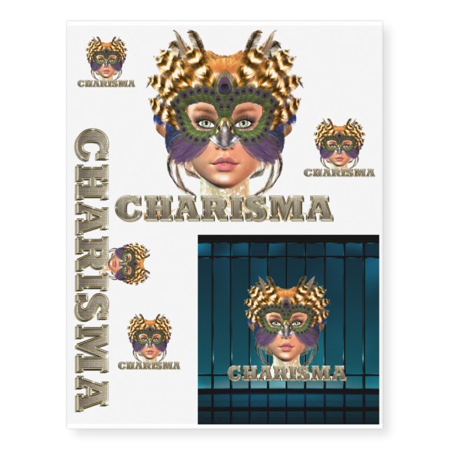 TEE Charisma Temporary Tattoos (Front)