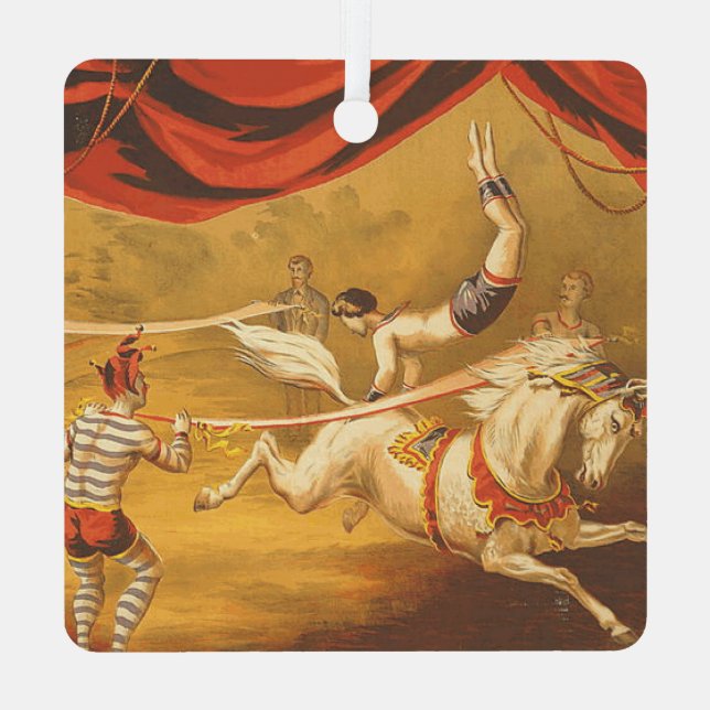 TEE Circus Act Metal Ornament (Back)