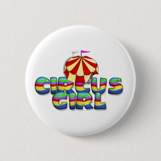 TEE Circus Girl Pinback Button